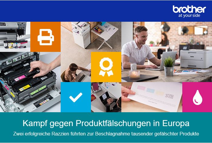 Bürotrend Büromöbel, Büroeinrichtung, Bürotechnik Bielefeld OWL | Brother im Kampf gegen Produktfälschungen
