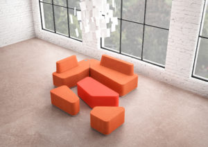 Bürotrend Büromöbel, Büroeinrichtung, Bürotechnik Bielefeld OWL | Viasit Loungemöbel Organic Office in Farbe orange