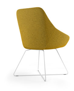 Bürotrend Büromöbel, Büroeinrichtung, Bürotechnik Bielefeld OWL | Viasit Loungestuhl Calyx Farbe gelb