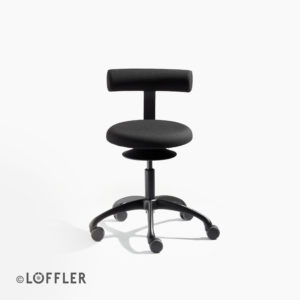 Bürotrend Büromöbel, Büroeinrichtung, Bürotechnik Bielefeld OWL | Löffler Bürohocker Aogo Farbe schwarz