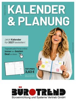 Blätterkatalog Kalender & Planung - Bürotrend Büromöbel, Büroeinrichtung, Bürotechnik Bielefeld OWL