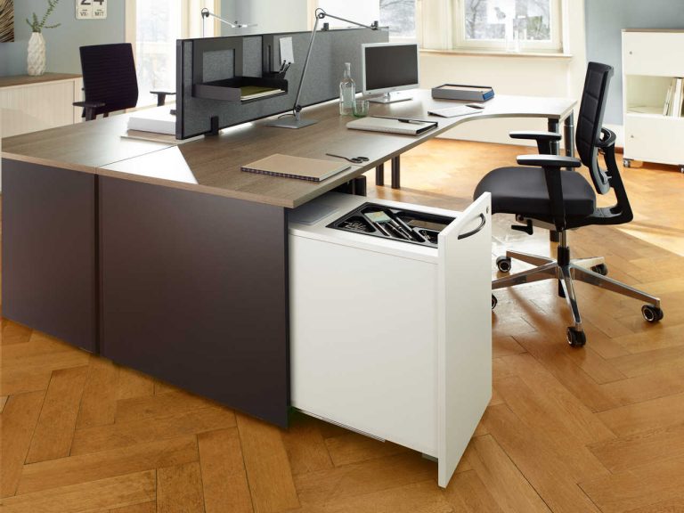 Bürotrend Büromöbel, Büroeinrichtung, Bürotechnik Bielefeld OWL | Hund Büromöbel Schreibtischsystem Callisto