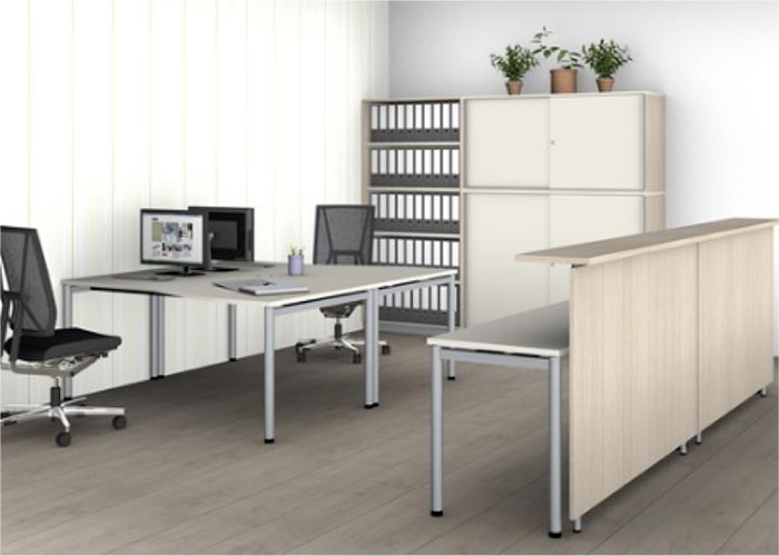 Bürotrend Büromöbel, Büroeinrichtung, Bürotechnik Bielefeld OWL | CEKA Schreibtisch Cenform X | Doppelarbeitsplatz
