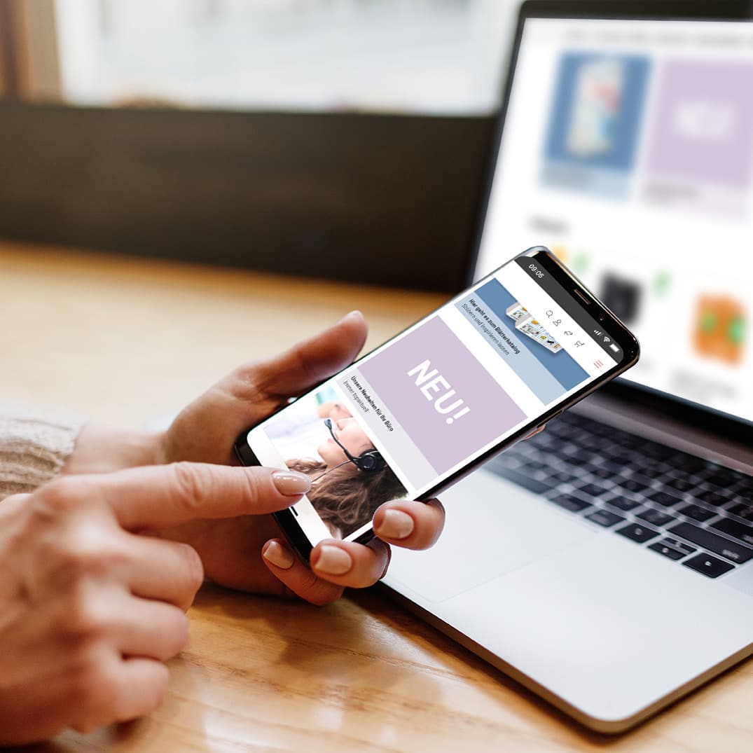 neuer Bürobedarf onlineshop - Bürotrend Büromöbel, Büroeinrichtung, Bürotechnik Bielefeld OWL